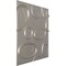 Ekena Millwork 19 5/8in. W x 19 5/8in. H Felix EnduraWall Decorative 3D Wall Panel Covers 2.67 Sq. Ft. WP20X20FEBAL - alternate 2